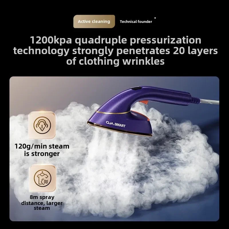 Plancha colgante de mano para el hogar, plancha eléctrica de vapor grande, planchado plano, máquina Vertical todo en uno comercial