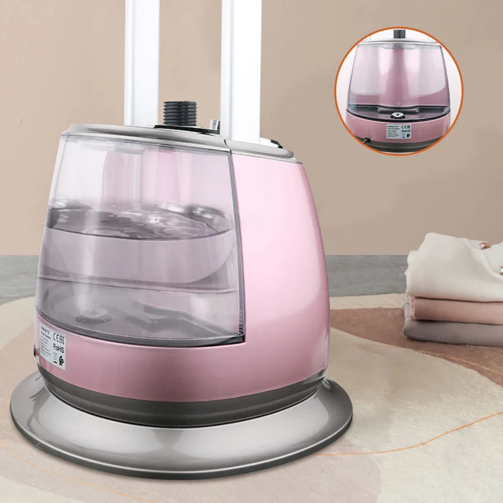 Vaporizador portátil para ropa con tabla de planchar, planchado rápido, fuerte eliminación de arrugas, adecuado para telas, seda pura, lana, algodón